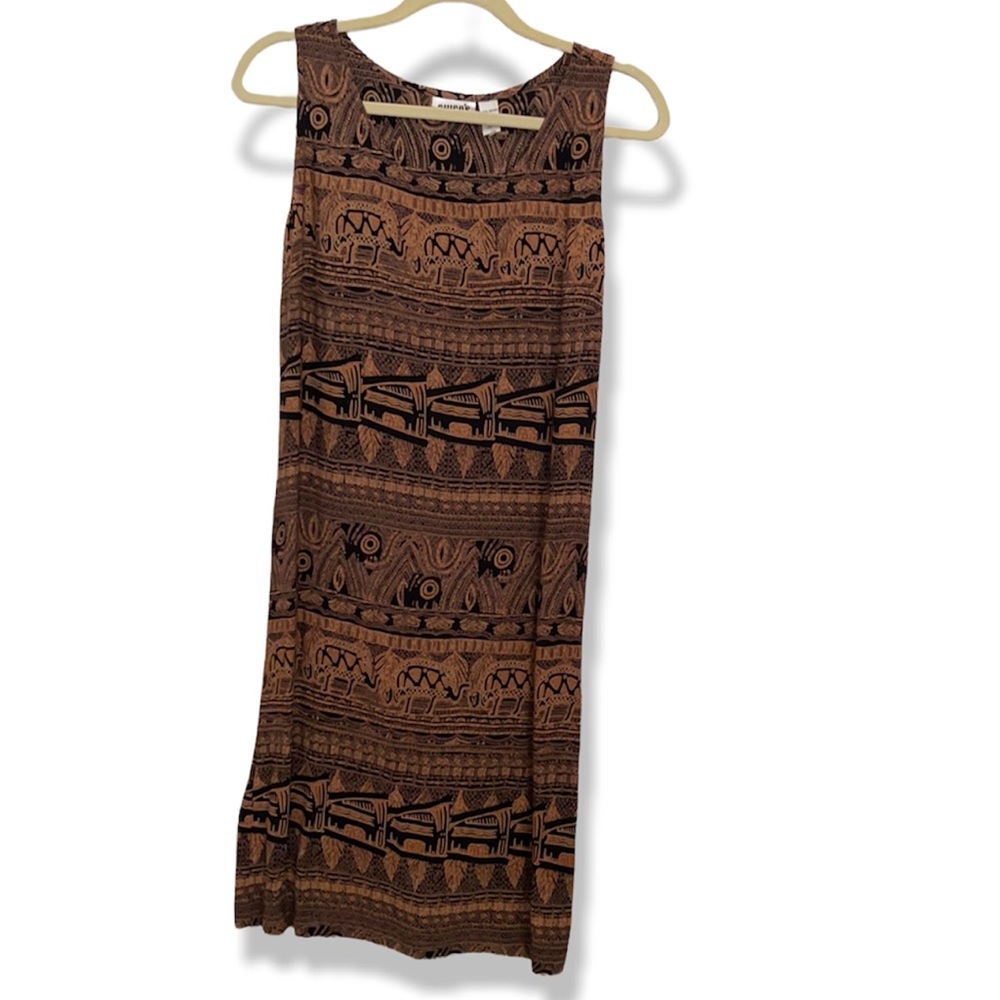 Chico’s Aztec Pattern Shift Dress - image 1